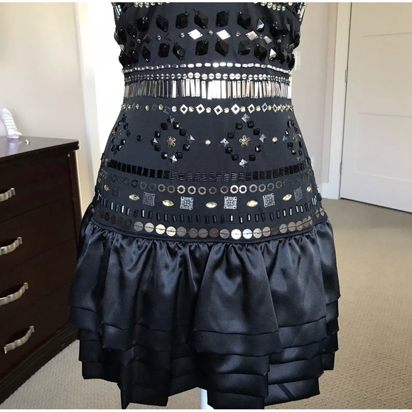 BCBG Black Studded Dress - Picture 4 of 8